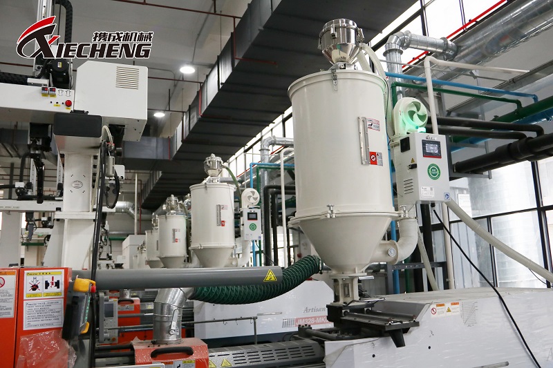 Equipamento de secagem de plástico para aplicações de moldagem por injeção