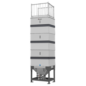 Silo quadrado montado