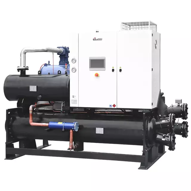 Chiller de parafuso tipo queda de filme spray com inversor