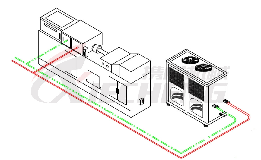 Resfriador de água refrigerado a ar